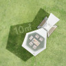 Палатка 3-местная c навесом NATUREHIKE ANGO PICNIC AUTOMATIC TENT CNK2450WS021 бежевая 6976507662536